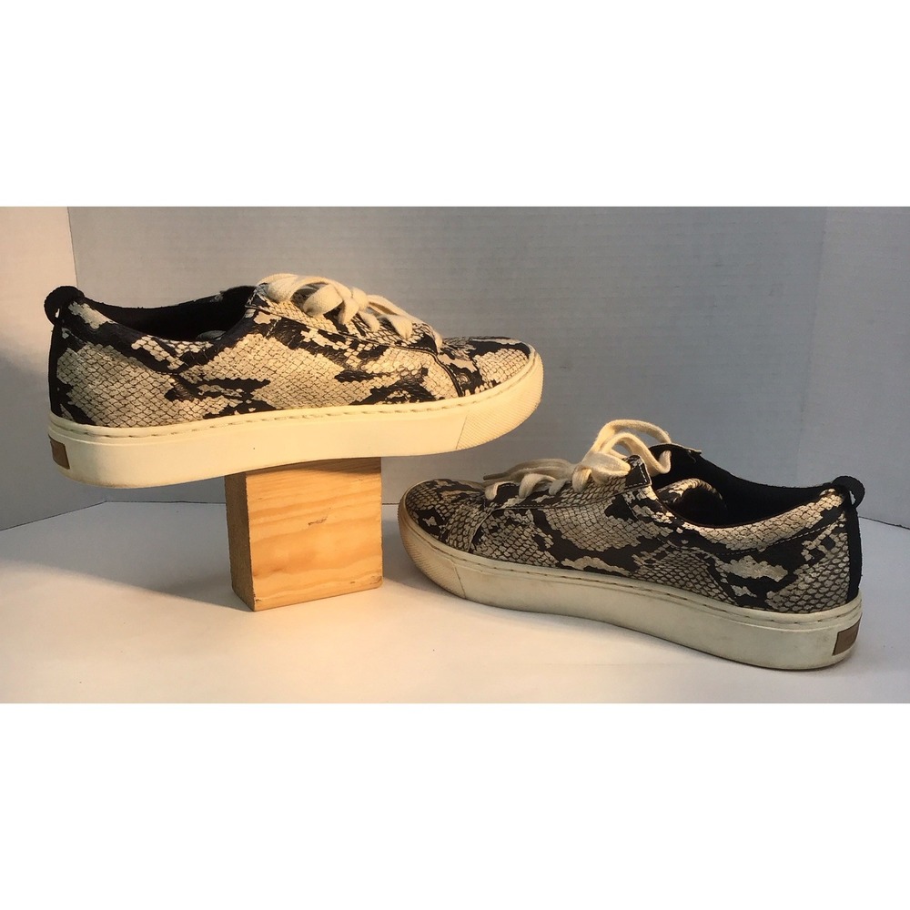 Dr. Scholl's‎ Platform Snake Print Chunky Slip On Casual Size 9M Shoes VERY GOOD